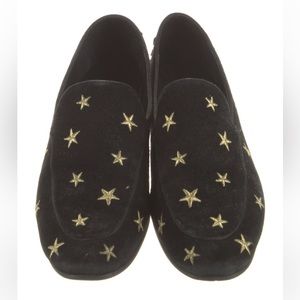 Lola Cruz Suede Printed Loafer